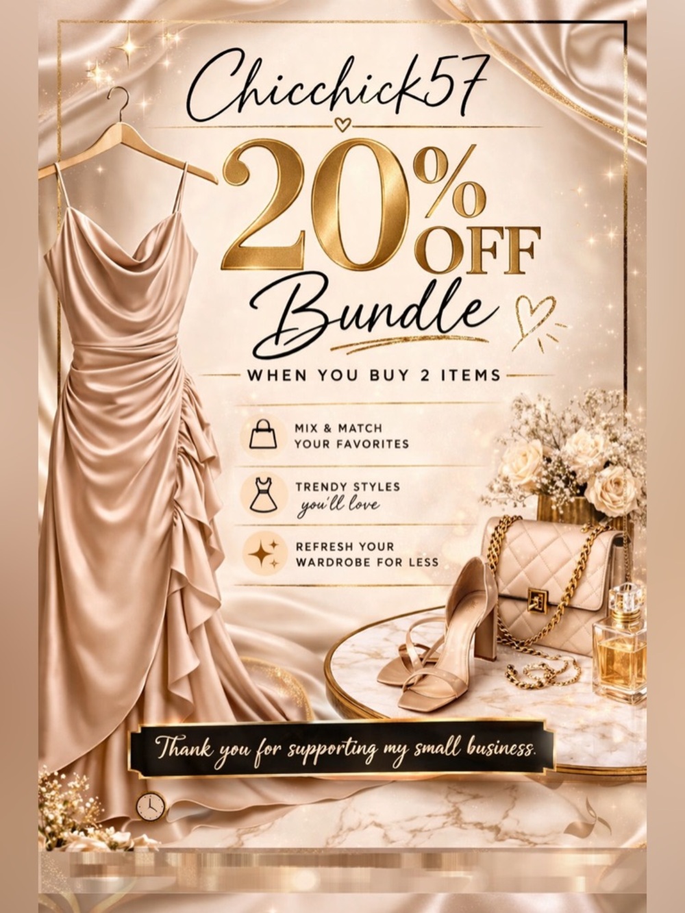 20% PERCENT off bundles!